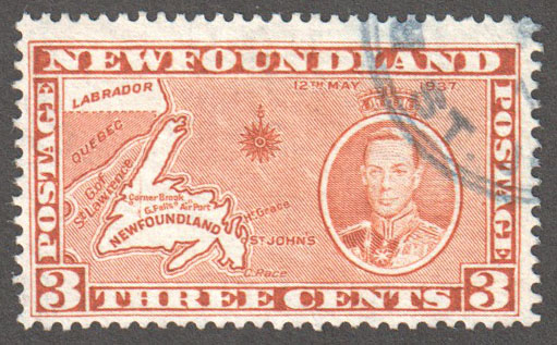 Newfoundland Scott 234h Used F (P13.3) - Click Image to Close